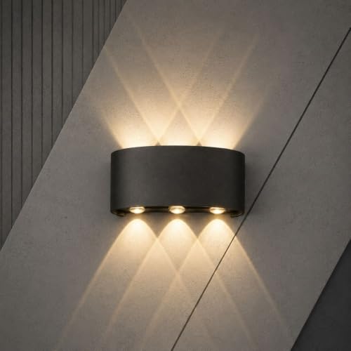 Aplik — Dış Mekan LED Aplik 10 W Günışığı Cata Haiti 3'lü CT-8011G | Bahçe, balkon ve bina cepheleri için dekoratif tasarımıyla su geçirmez, günışığı ve amber renkli dış mekan aplik serisi