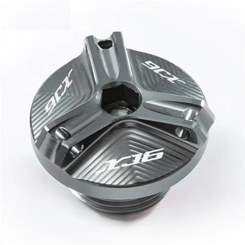 Bouchon de remplissage d'huile moteur gris M2.7 évite les fuites de carter pour moto XJ6 2009