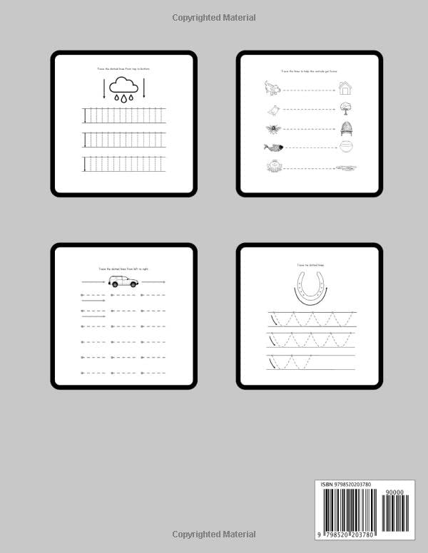 Tracing Trails Pre-Writing Skills: Tracing Book For Kids 2-4 Years, Fun And Easy Learning, Preschool, 40 Pages - Image 2