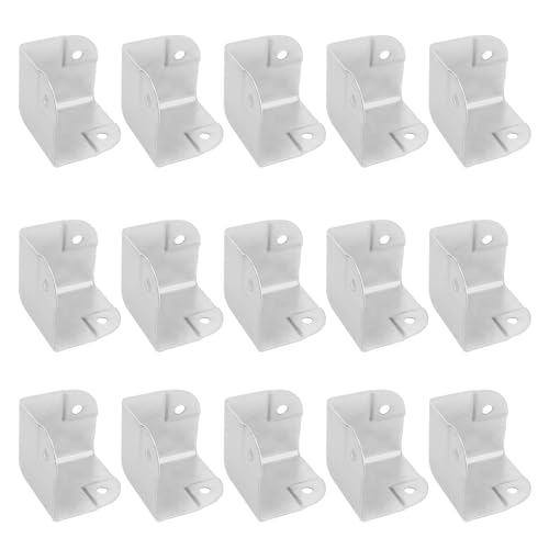 The Lord of the Tools 15PCS Tool Box Corner Protectors Metal Corner Guard Tool Box Metal Angle Protector Furniture Metal Corner Protector for Boxes Table Luggage