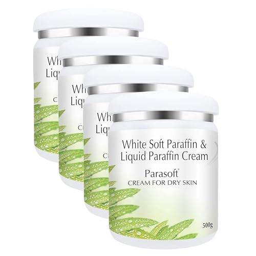 Image of Parasoft Cream for Dry & Dehydrated Skin Intense Moisturizer Nourishing Cold Cream & Winter Cream Goodness of Aloe vera for both Men & Women Quick Absorbing & Paraben Free- 500GM(Pack of 4)