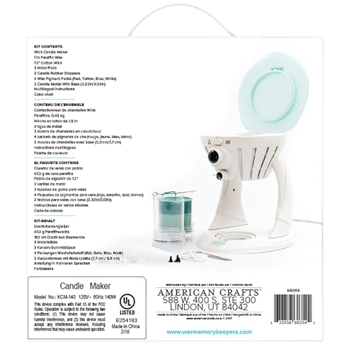 Kit para hacer velas con mechas y accesorios miniatura 3