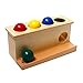 LEADER JOY Montessori Toddlers Wooden Push Ball Toys Baby Preschoolers Toys Push Toys