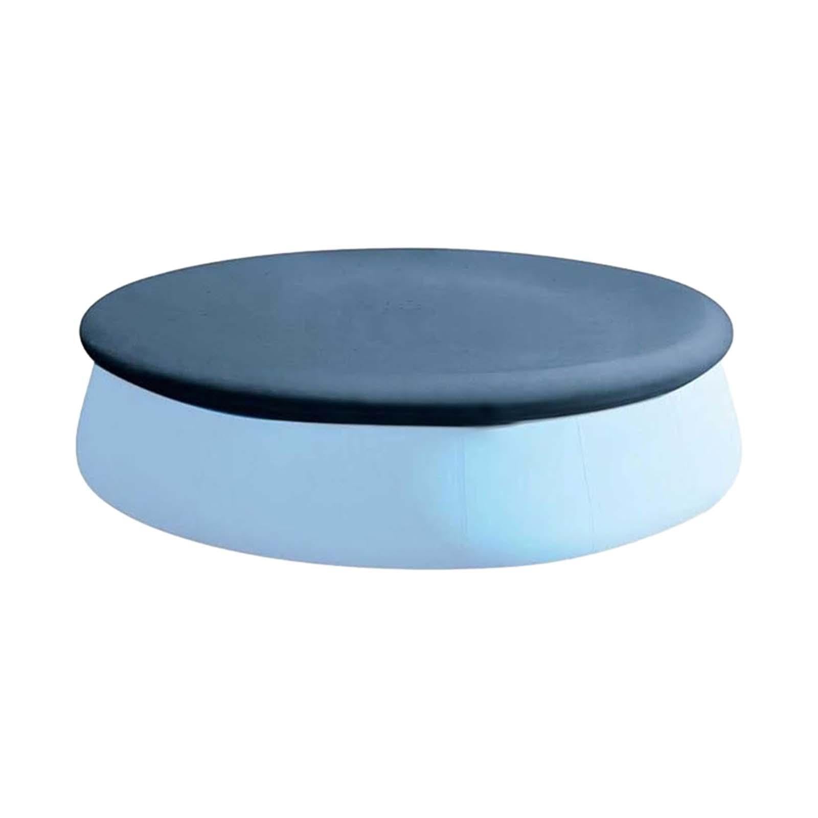 Round Pool Cover Water Resistant Easy Set Solar Cover for Garden Home Winter-image-29