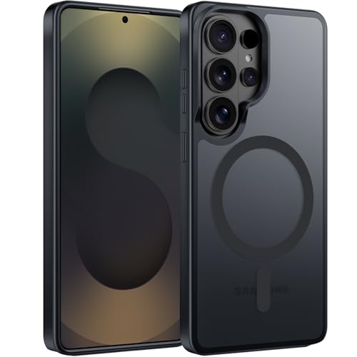 X-level for Samsung Galaxy S26 Ultra Case Compatible with MagSafe, Translucent Matte Slim Thin Magnetic Case, Military Grade Shockproof Protective Anti-Scratch Phone Cover,Black