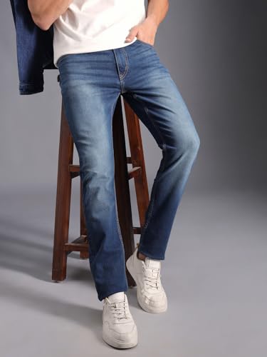 Image of HIGH STAR Men's Mid Rise Regular Jeans