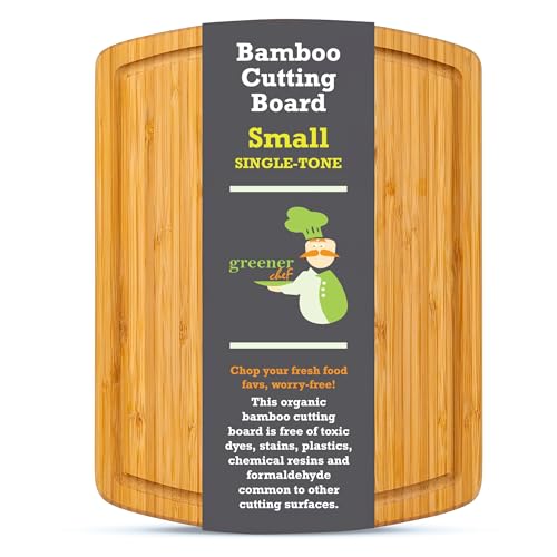 Image of GREENER CHEF Small Cutting Board 12-Inch Chopping Block for Meat and More