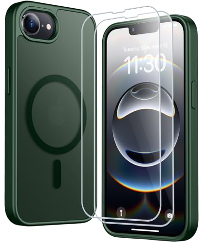 SPIDERCASE Magnetic for iPhone 17e Case for iPhone 16e Case,Green