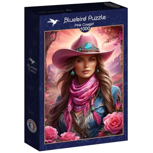 Puzzle 1000 pièces - Pink Cowgirl