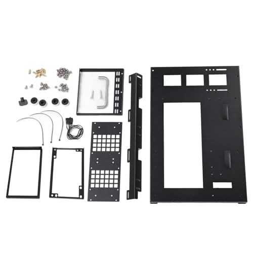 Alomejor Bastidor para Placa Base de Computadora DIY, Refrigeración Potente para PC para Juegos ATX M ATX ITX, Bastidor de Chasis con Marco Abierto de Placa de Acero para Entusiastas y Jugadores,