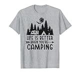 Photo Gallery la vita È migliore quando camping divertente camper escursioni glamping maglietta Photo Gallery la vita È migliore quando camping divertente camper escursioni glamping maglietta