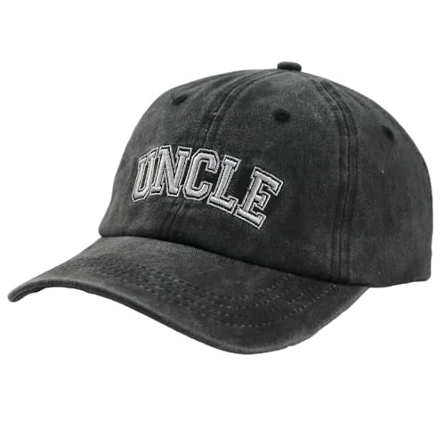 Image of SHANVANKE Auntie Uncle Hat, Adjustable Cotton Embroidered Baseball Cap