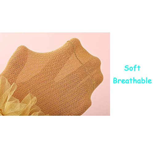 5 Pairs Girl Lace Tutu Socks.Baby toddler Girls Eyelet Turn Cuff Ruffle Lace Socks Triple Lace Dressy Socks 1-8T4