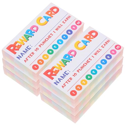 Tarjetas de Recompensa Perforadas para Profesora que Solucionan la Falta de Atención en Clase