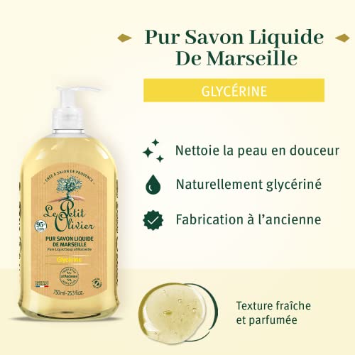 Le petit olivier pur savon liquide de marseille 750ml - vue 3