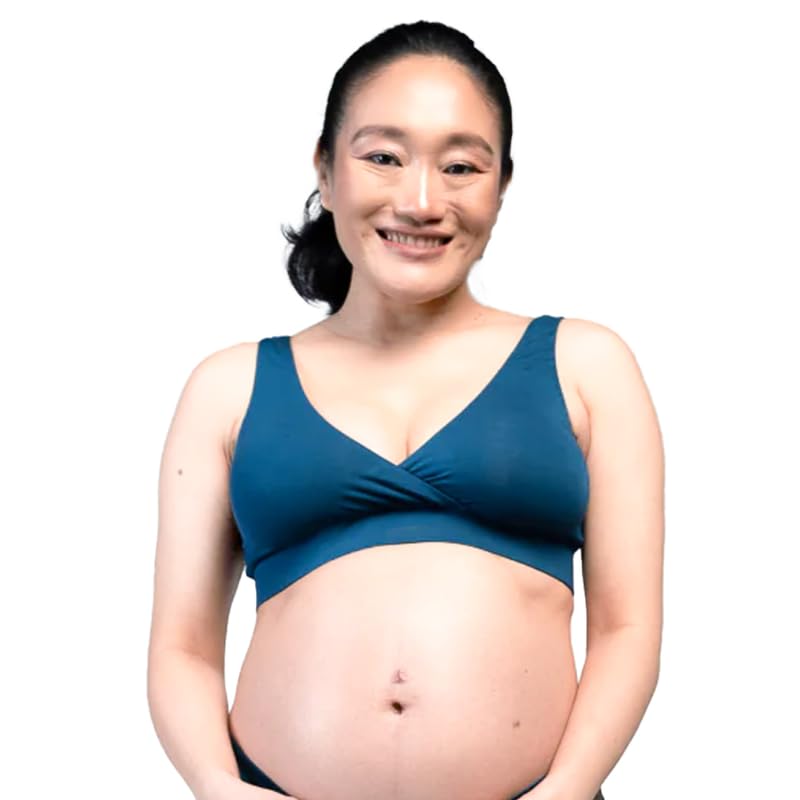 Image of &Circus Maternity Bra | Nursing Bra for Women | Pull Down Feeding Bra | Non Padded Bra for Women Slip On | Tencel Micromodal
