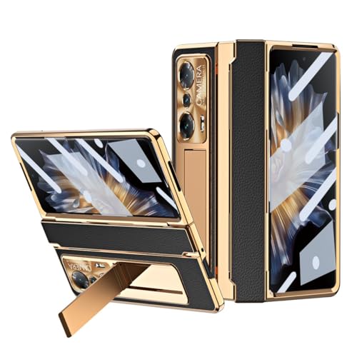 Coque Huawei Honor Magic VS avec protection d'écran intégrée coloris doré noir