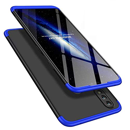 EMAXELER Samsung Galaxy M20 Case 3 in 1 Ultra Slim 360ΓΒ‘ΓΒ£Degree Full Body Shockproof Protector Hard PC Plastic Anti-Scratch Cover for Samsung Galaxy M20.3 in 1 PC:Black+Blue EMAXELER Samsung Galaxy M20 Case 3 in 1 Ultra Slim 360ΓΒ‘ΓΒ£Degree Full Body Shockproof Protector Hard PC Plastic Anti-Scratch Cover for Samsung Galaxy M20.3 in 1 PC:Black+Blue