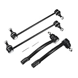 X AUTOHAUX 4 Pcs Front Stabilizer Sway Bar Link Outer Tie Rods for Hyundai Elantra 2013-2016 for Hyundai Veloster 12-17 for Kia Soul Suspension Kit Stabilizer Bar Link Steering Tie Rod End