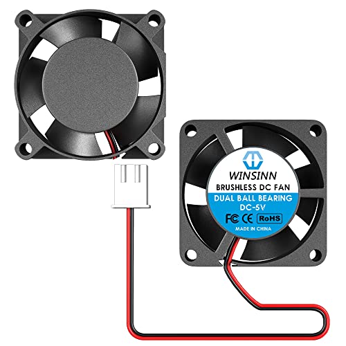 Snapklik.com : WINSINN 25mm Fan 5V, 3D Printer Micro 5 Volt Fans 2510 ...