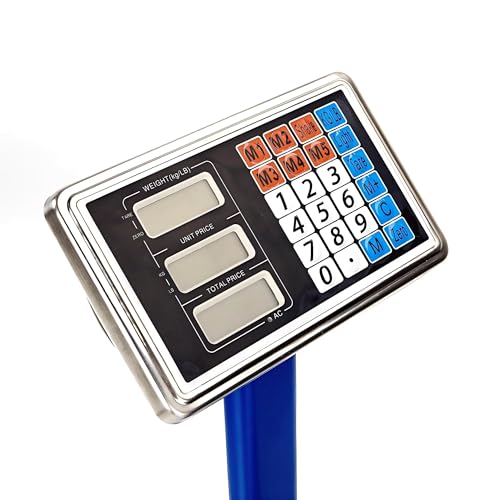 Báscula digital plataforma 300kg/661lb alta precisión miniatura 6