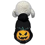 犬 猫用 ハロウィン コスチューム コスプレ ペット服 かわいい ドッグウェアコスプレ 脱毛保護 写真撮り かわいい 人気 カボチャ 雰囲気メーカー お出かけ 犬猫兼用 (ブラック，5XL)