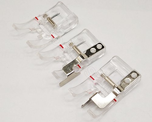 Kit de 3 Pies Prensatelas Transparentes HONEYSEW miniatura 4