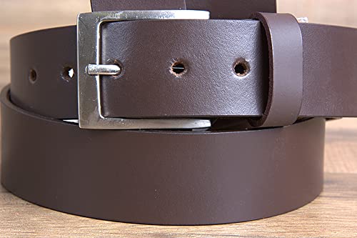 HILASON Western Genuine Leather Belt for Men Women Cowboy Cowgirl Handmade Unisex Full Grain Heavy Duty Tooled Jeans2