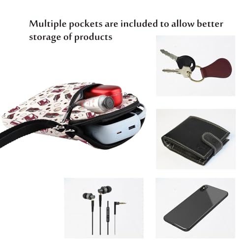 Coquette Drink Crossbody Bag Aesthetic Drink Can Bag Red Bow Drink Gift Soda Drinker Gift For Drinking Lover(BowCokCrossS)4