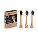 Geoheads – Brosse à dents en bambou pour Sonicare | Compatible avec Sonicare | Naturellement Durable | Têtes de brosse à dents de rechange – Noir