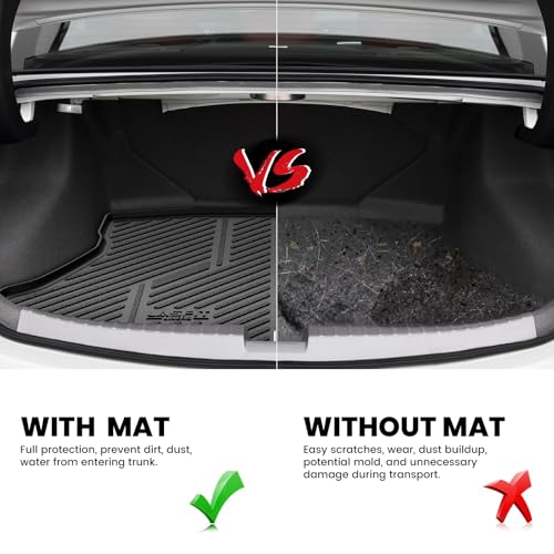 Image of LASFIT Cargo Mat for Acura ILX 2013-2022 Sedan, Rear Trunk Liner