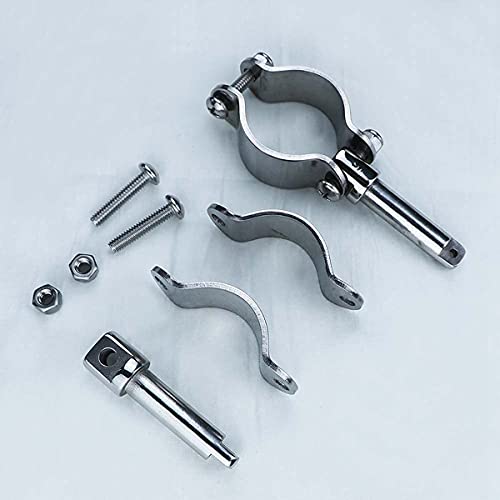 Ocnvlia Ruder Schloss für Boote Rostfreiem mit Seitlicher Befestigung für Ruder Schloss Yacht (2 Pro Packung)