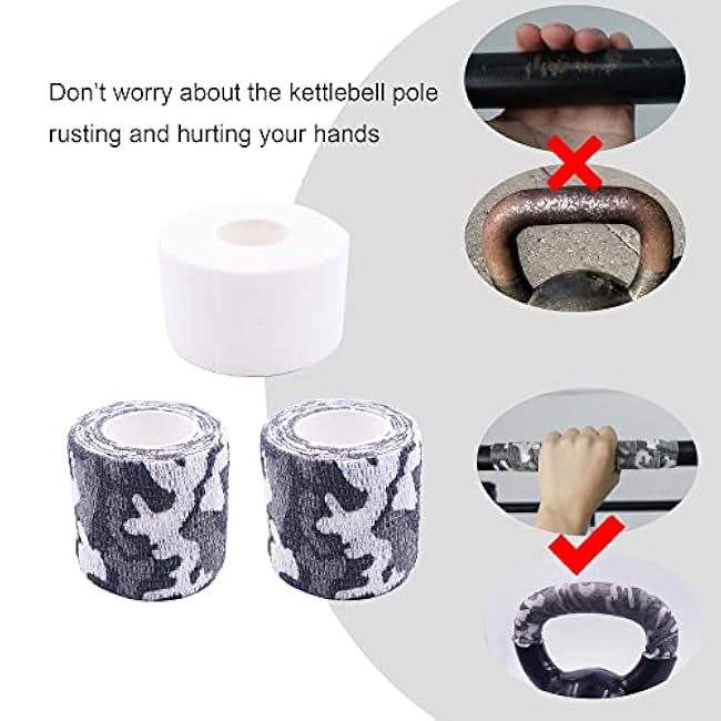 Grip Tape Non-Slip and Breathable - Kettlebell Handle, Hockey, Baseball - 2 inch Width 14.7 feet Length