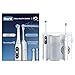 Oral-B Centro De Salud Bucal Irrigador: Irrigador Dental de Agua, Cabezal Oxyjet, Cabezal Water Jet + Cepillo de Dientes Eléctrico iO6 con Cabezal de Recambio, Regalos Originales para Mujer y Hombre