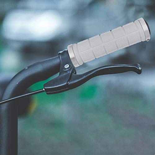 CLISPEED 2 Pares de Apertos de Bicicleta de Borracha Macia Antiderrapante Capa de Pega de Bicicleta