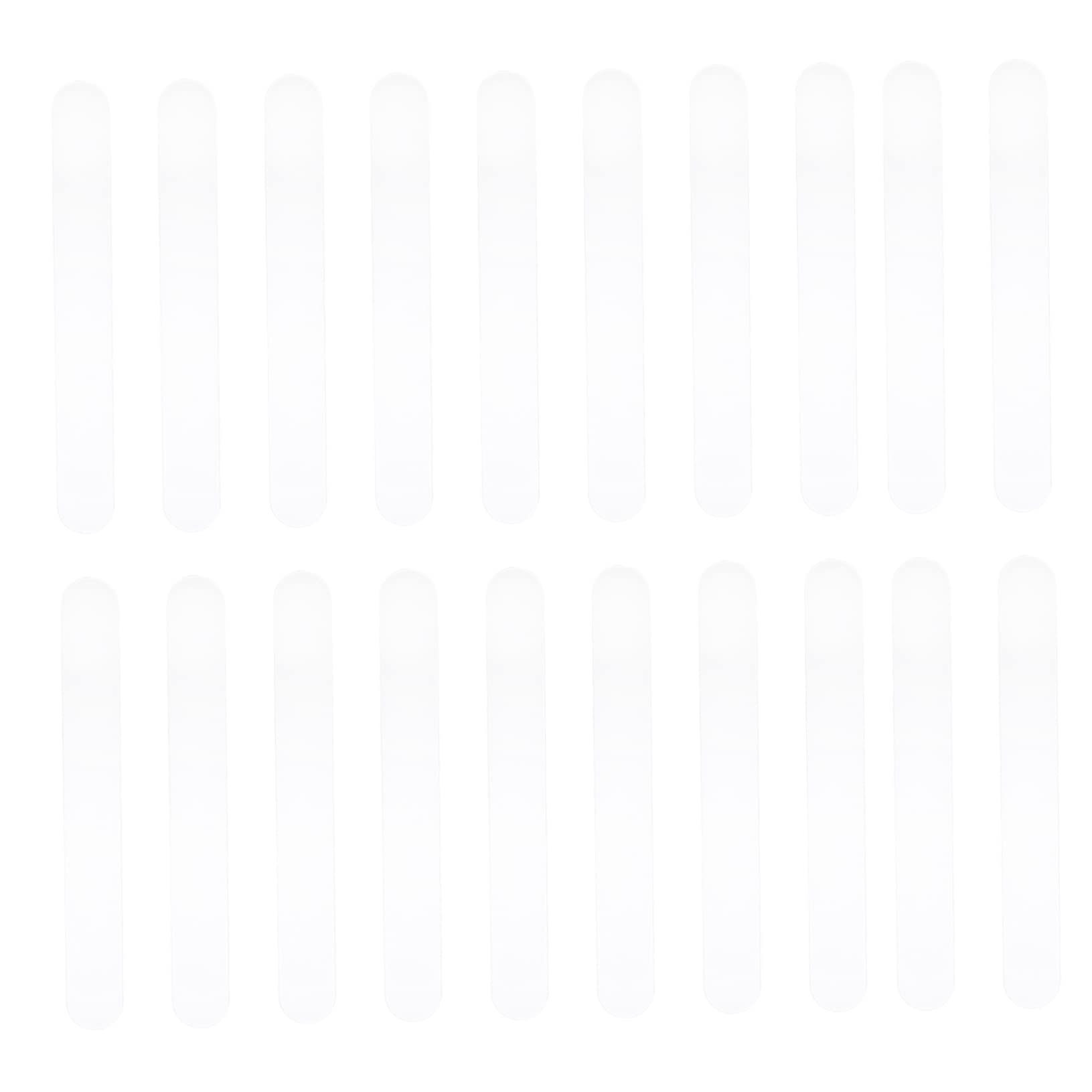 KICHOUSE Tongue Depressors 20pcs Pp Material Safe Comfortable Excellent for Mouth Swabbing