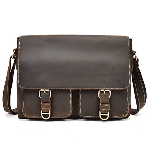 Casual Shoulder bag Men Men's Large Capacity Messenger Bag Leather Shoulder Bag Man Purse