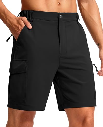 Pudolla Men's Hiking Cargo Shorts 7