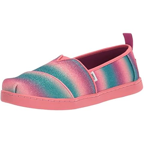 Mocassin TOMS Glitter Rose Fuchsia Cover
