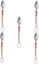 USHOBE 5 Peças Raspador De Frutas Itens De Alimentação Do Bebê Colheres De Servir De Aço Inoxidável Colheres De Servir Colher De Toranja De Bebê De Aço Inoxidável Suprimentos De
