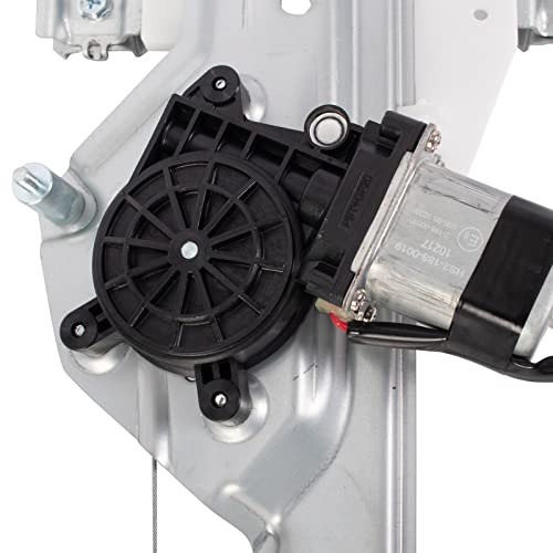 Image of TRQ Rear Right Power Window Motor Regulator Compatible with Silverado Tahoe Sierra Escalade