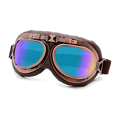 Occhiali da moto occhiali vintage moto classico occhiali retrò per protezioni per occhiali Harley Goggles moto motocross