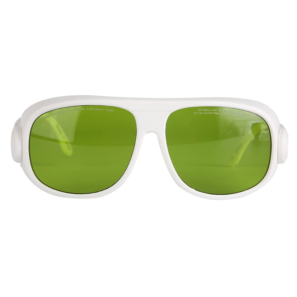 Yinhing Gafas de seguridad láser 1064nm certificadas CE, protección OD6+ para 450nm 532nm, lentes policarbonato -radiación para soldadura profesional, visibilidad clara