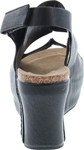 Pierre Dumas Hester-10 Women Low Wedge with an Adjustable Side Buckle4