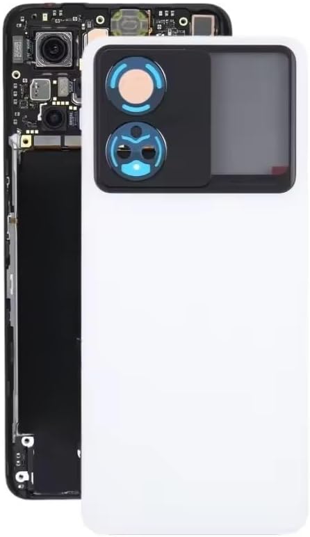 for Realme GT Neo 5 Replacement Battery Back Cover with Camera Lens – Compatible Rear Housing Case (White)