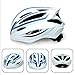 FytStycale Cycling Headgear for Men Adults Shock Absorbing Design for Biking and Skateboarding, White Blue