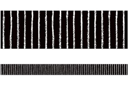 Bordure droite noire TCR6061 à rayures pour encadrement net