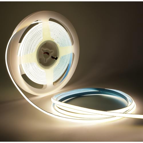 Tira de LED 24V 5 mm Natural Blanco 4000K 5 m 2000 LEDs miniatura 1