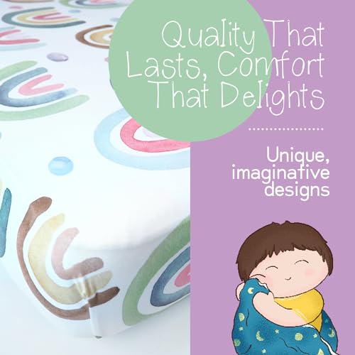 Image of Honey Lemonade - Buttery Soft Rayon Baby Crib Sheets Girl and Boy - Infant Shower Gift - Standard Crib Sheets - Fitted & Breathable Crib Mattress Sheet - Toddler Sheet 52 x 28 x 7 inches