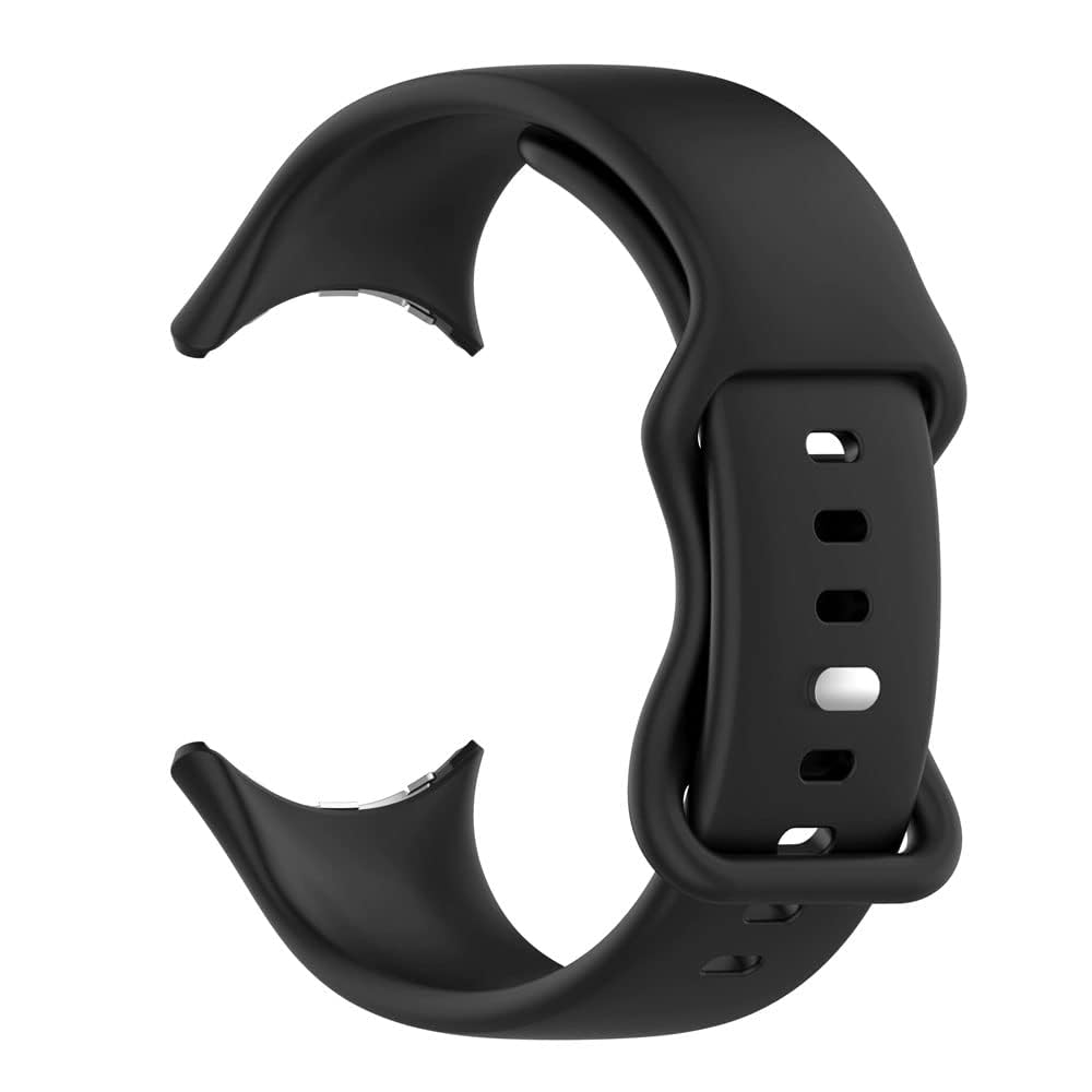 TechTrendz Soft Silicone Strap Sport Loop Band Compatible with Google Pixel Watch/Pixel Watch 2 (Watch Not Included) - Black (B0CVQ87FSL) Amazon Price History, Amazon Price Tracker